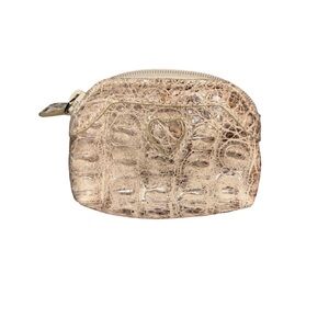 Brighton Collectibles Vintage Leather Snakeskin Coin Purse NWOT